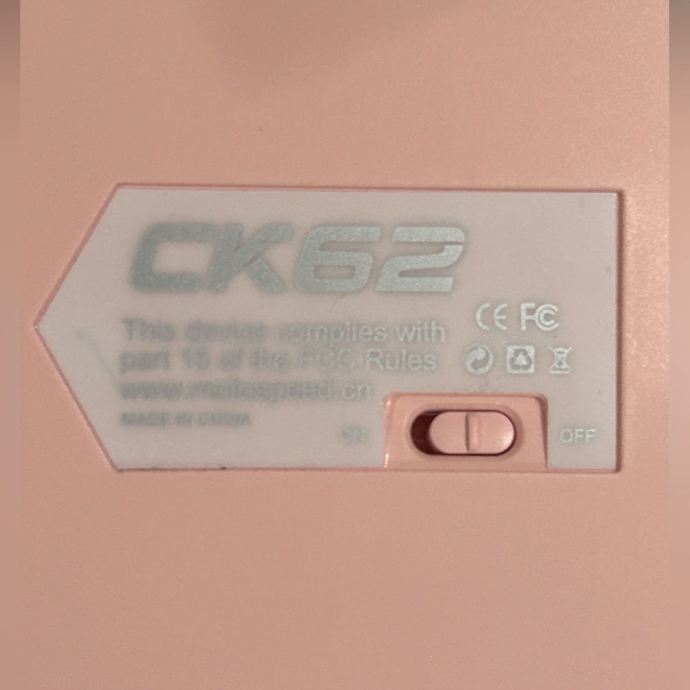 CK62 Pink Gaming Keyboard - Picture 5 of 5